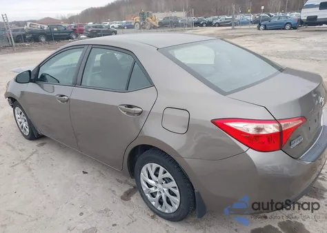 2019 Toyota Corolla Le z USA, uszkodzony, nr VIN 2T1BURHE0KC135165